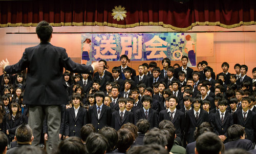送別会の模様